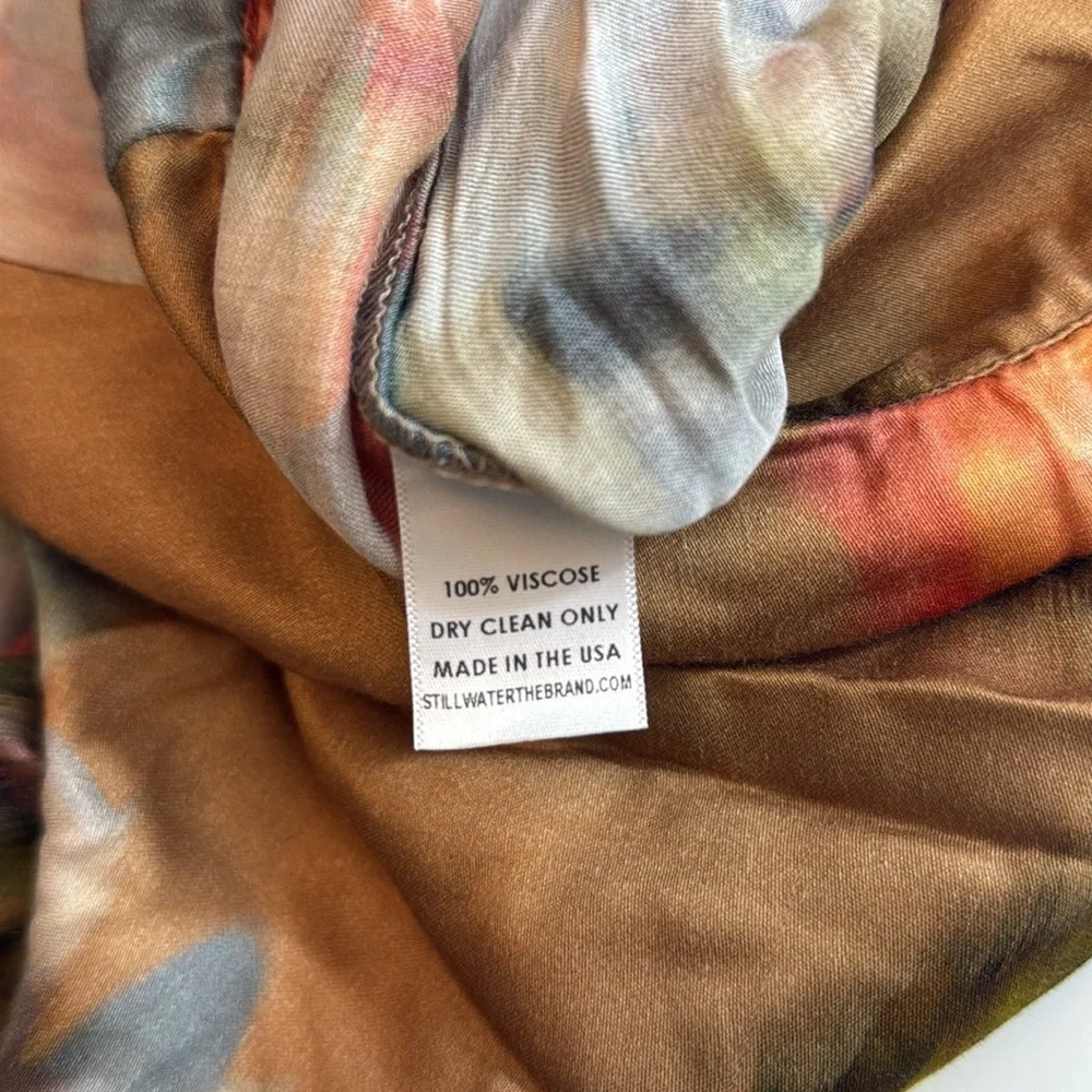Stillwater Good Grace‎ Maxi Skirt - Watercolor Floral Size Large